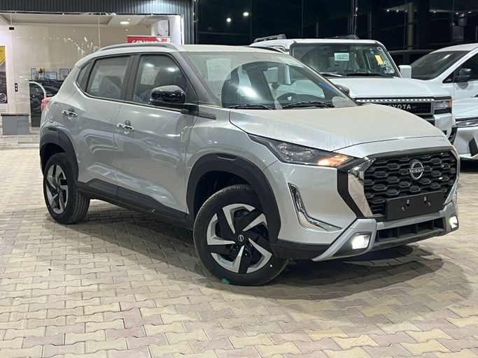 جديدة Nissan Magnite أنا فيس ليفت, 1.0 l, 2025 في في المملكة العربية السعودية, الرياض من Car Vault شركة كار فولت للسيارات، اللون فضي.  | AUTO.AE | إعلان #249413