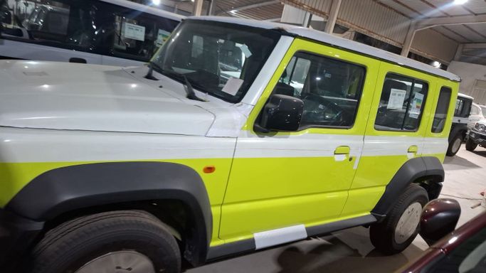 جديدة Suzuki Jimny رابعاً, 1.5 l, 2025 في في المملكة العربية السعودية, الرياض من Al Imtiaz Cars شركة الامتياز للسيارات، اللون أخضر. مواصفات الخليج | AUTO.AE | إعلان #257967
