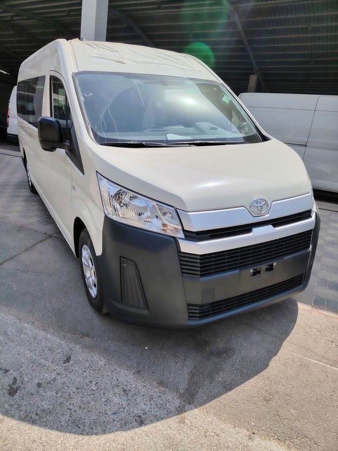 New Toyota HiAce H300, 3.5 l, 2026 in Saudi Arabia, Riyadh by Al Astool Al Khaleeji شركة الأسطول الخليجي للسيارات, White color.  | AUTO.AE | Listing #248844