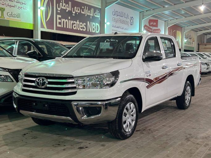 New Toyota Hilux VIII, 2.4 l, 2026 in Saudi Arabia, Riyadh by Al Saadi معرض عبيد السعدي, White color. GCC Specs | AUTO.AE | Listing #244632