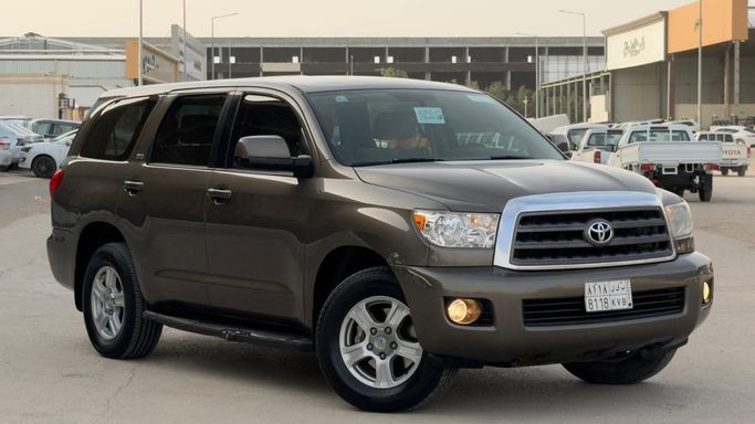 Used Toyota Sequoia II, 4.6 l, 2013 in Saudi Arabia, Riyadh by شركة رمال الأندلس للسيارات, Brown color. GCC Specs | AUTO.AE | Listing #253527