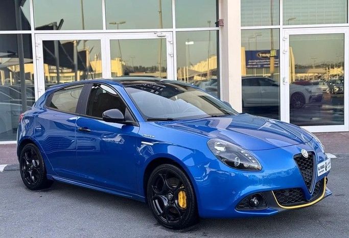 Used Alfa Romeo Giulietta III Facelift, 1.7 l, 2021 in Sharjah by Al Faras al Thahabi Used Cars, Light Blue color. GCC Specs | AUTO.AE