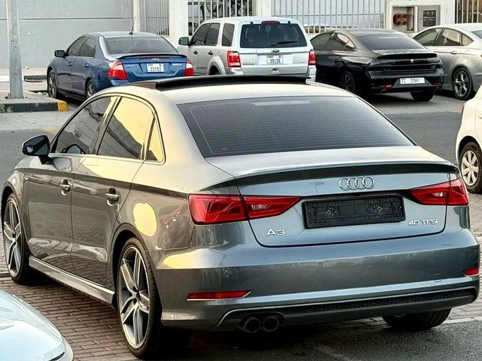Used Audi A3 III (8V), 2.0 l, 2015 in Sharjah by Wael Al Azzazi Used Cars, Grey color. GCC Specs | AUTO.AE
