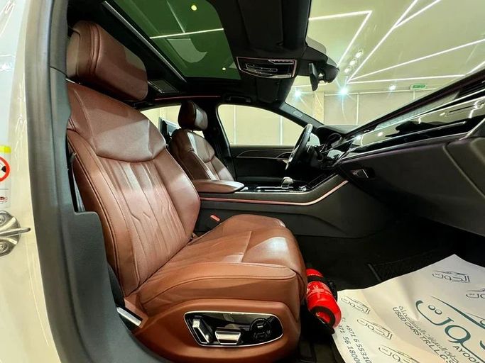 Used Audi A8 Long 55 TFSI IV (D5), 3.0 l, 2020 in Sharjah by Ayoon Alhoot Motors, White color. GCC Specs | AUTO.AE