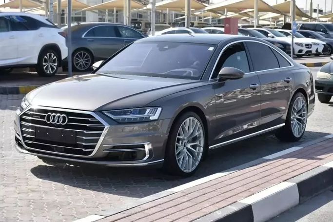 Used Audi A8 55 TFSI IV (D5), 3.0 l, 2018 in Sharjah by Alfaris Used Cars, Grey color. Other | AUTO.AE