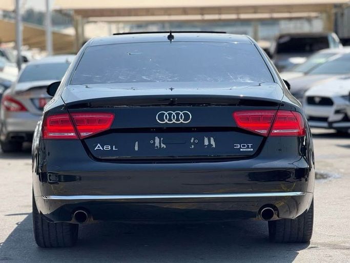 Подержанный Audi A8 Long III (D4), 3.0 л, 2013 в Шардже от Al Suraj Al Muneer Used Cars Черный цвет. GCC | AUTO.AE