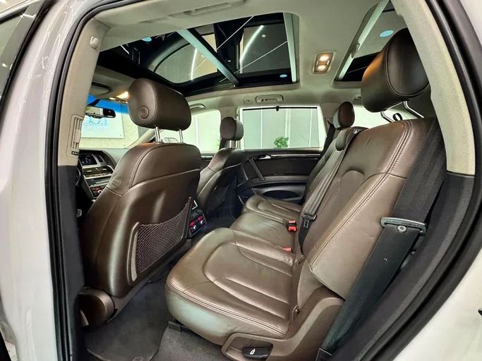 Used Audi Q7 55 TFSI I (4L) Facelift, 4.2 l, 2014 in Sharjah by Ayoon Alhoot Motors, White color. GCC Specs | AUTO.AE