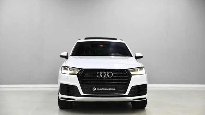 Used Audi Q7 55 TFSI II (4M), 3.0 l, 2017 in Sharjah by Al Qassem Cars Trading, White color. GCC Specs | AUTO.AE