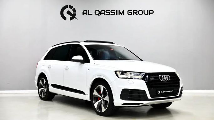 Подержанный Audi Q7 55 TFSI II (4M), 3.0 л, 2017 в Шардже от Al Qassem Cars Trading Белый цвет. GCC | AUTO.AE | Объявление #273684