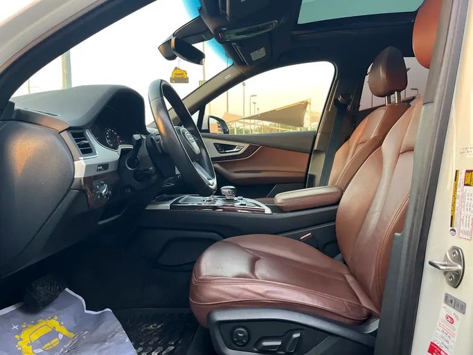 Подержанный Audi Q7 45 TFSI II (4M) Рестайлинг, 2.0 л, 2019 в ОАЭ, Шарджа от Rebou Alfakhama Белый цвет. Американская | AUTO.AE | Объявление #295789 — фото 13 из 19