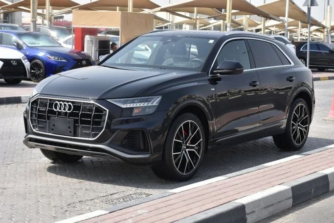 Used Audi Q8 45 TFSI I (4M), 2.0 l, 2021 in Sharjah by Alfaris Used Cars, Black color. Other | AUTO.AE
