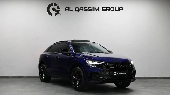 Подержанный Audi Q8 55 TFSI I (4M), 3.0 л, 2021 в Шардже от Al Qassem Cars Trading Тёмно-синий цвет. GCC | AUTO.AE | Объявление #273685
