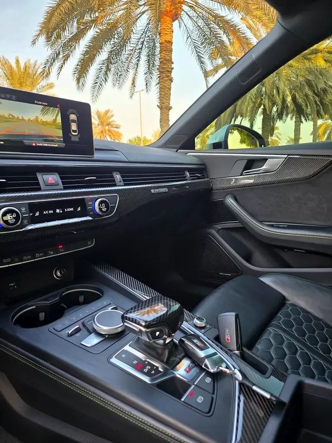 Used Audi RS 5 II (F5), 2.9 l, 2018 in Sharjah by Al Luluah Al Baithaa, Green color. GCC Specs | AUTO.AE