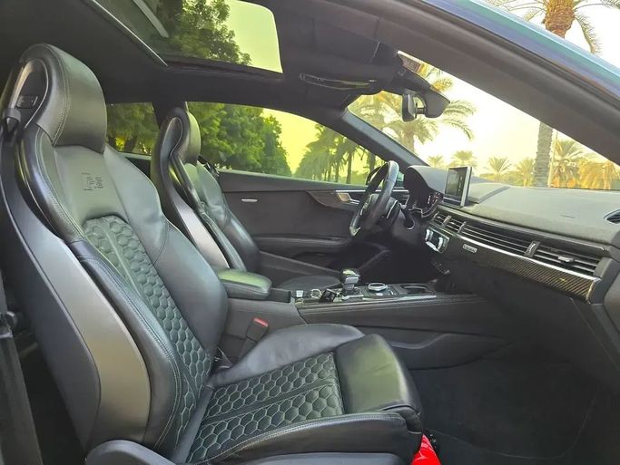 Used Audi RS 5 II (F5), 2.9 l, 2018 in Sharjah by Al Luluah Al Baithaa, Green color. GCC Specs | AUTO.AE