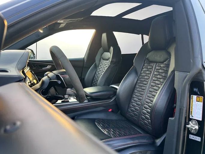 Used Audi RS Q8 I, 4.0 l, 2021 in Sharjah by Al Wisam Al Malaki Used Cars, Black color. European Specs | AUTO.AE