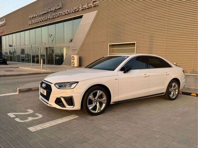 Used Audi S4 V (B9) Facelift, 3.0 l, 2021 in Sharjah by Nour Alnukhba Motors, White color. GCC Specs | AUTO.AE