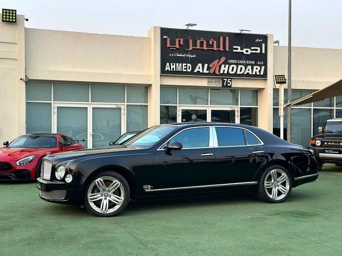 Used Bentley Mulsanne Speed II, 6.8 l, 2012 in Sharjah by Ahmad alkhodari Motors, Black color. Japanese Specs | AUTO.AE