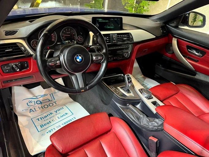 Used BMW 4 Series 440i F32/F33/F36 Facelift, 3.0 l, 2017 in Sharjah by Ayoon Alhoot Motors, Blue color. GCC Specs | AUTO.AE