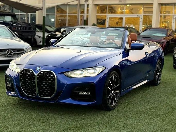 Подержанный BMW 4 Series 430i G22, G23, G26, 2.0 л, 2022 в Шардже от Al Fakhamah Used Cars Синий цвет. Американская | AUTO.AE
