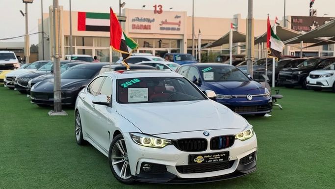 Подержанный BMW 4 Series 430i xDrive F32/F33/F36 Рестайлинг, 2.0 л, 2018 в Шардже от Badar Used Cars Белый цвет.  | AUTO.AE