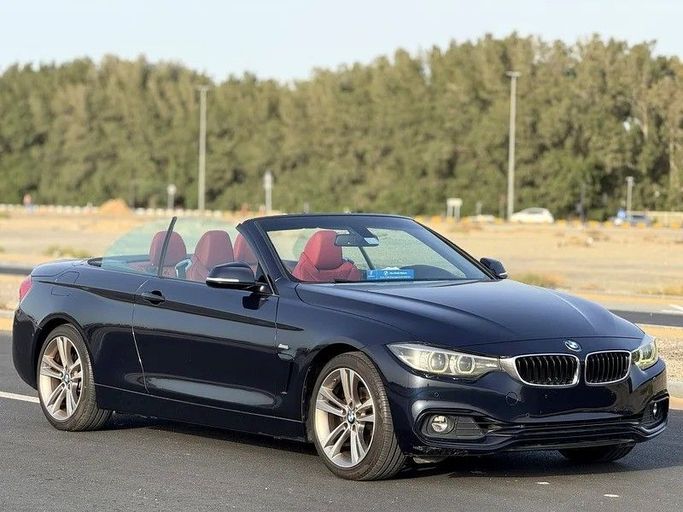 Used BMW 4 Series 420i F32/F33/F36 Facelift, 2.0 l, 2018 in Sharjah by Al Ahd Used Cars, Navy Blue color. GCC Specs | AUTO.AE