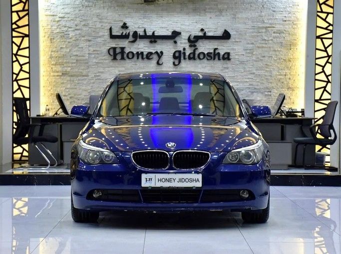 Used BMW 5 Series 520i V (E60/E61), 2.2 l, 2005 in Sharjah by Honey Gidosha Used Cars Tr., Blue color.  | AUTO.AE