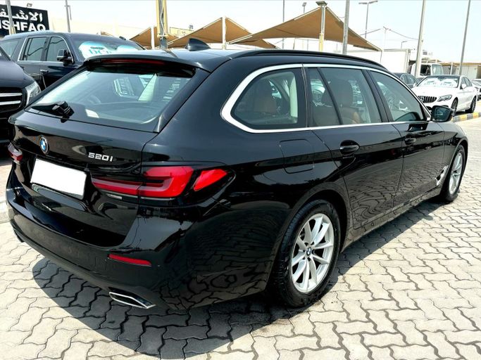 Used BMW 5 Series 520i VII (G30/G31) Facelift, 2.0 l, 2023 in Sharjah by DCB Cars, Black color. GCC Specs | AUTO.AE
