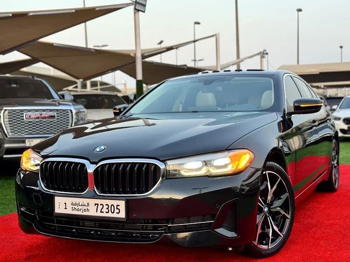 Used BMW 5 Series 520i VIII (G60/G61/G68), 2.0 l, 2023 in Sharjah by khaled al fares, Black color. GCC Specs | AUTO.AE