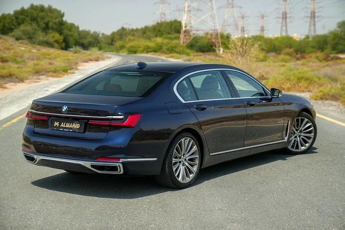 Used BMW 7 Series 730Li VI (G11/G12) Facelift, 0.1 l, 2020 in Sharjah by Almarid Motors, Blue color. GCC Specs | AUTO.AE