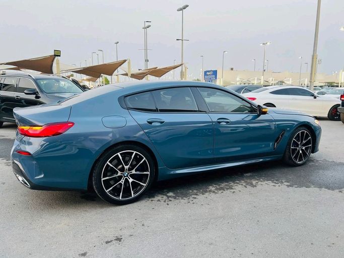 Used BMW 8 Series 840i xDrive II (G14/G15/G16) Facelift, 3.0 l, 2022 in Sharjah by Ali Used Cars, Blue color. Japanese Specs | AUTO.AE