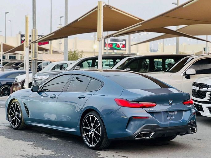Used BMW 8 Series 840i xDrive II (G14/G15/G16) Facelift, 3.0 l, 2022 in Sharjah by Ali Used Cars, Blue color. Japanese Specs | AUTO.AE