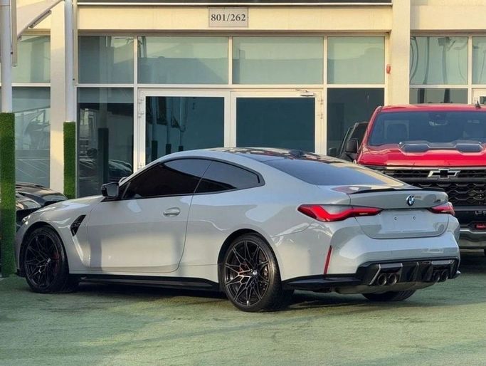 Used BMW M4 Competition Package G82/G83, 3.0 l, 2024 in Sharjah by Noor Al Seyoh Used Cars, Grey color. GCC Specs | AUTO.AE