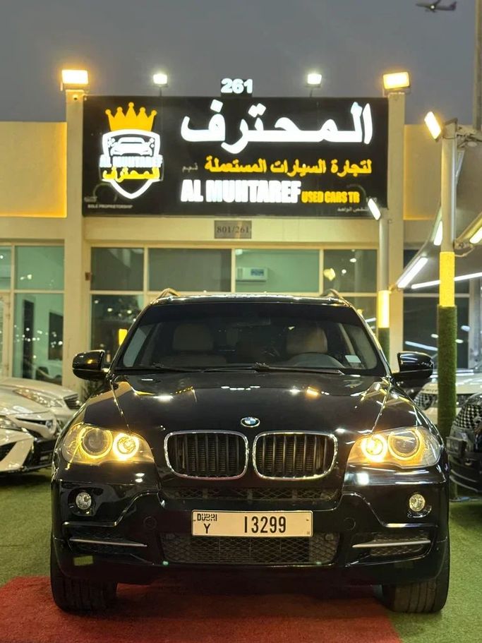 Подержанный BMW X5 3.0si II (E70), 3.0 л, 2008 в Шардже от Al Muhtaref Used Cars Черный цвет. GCC | AUTO.AE