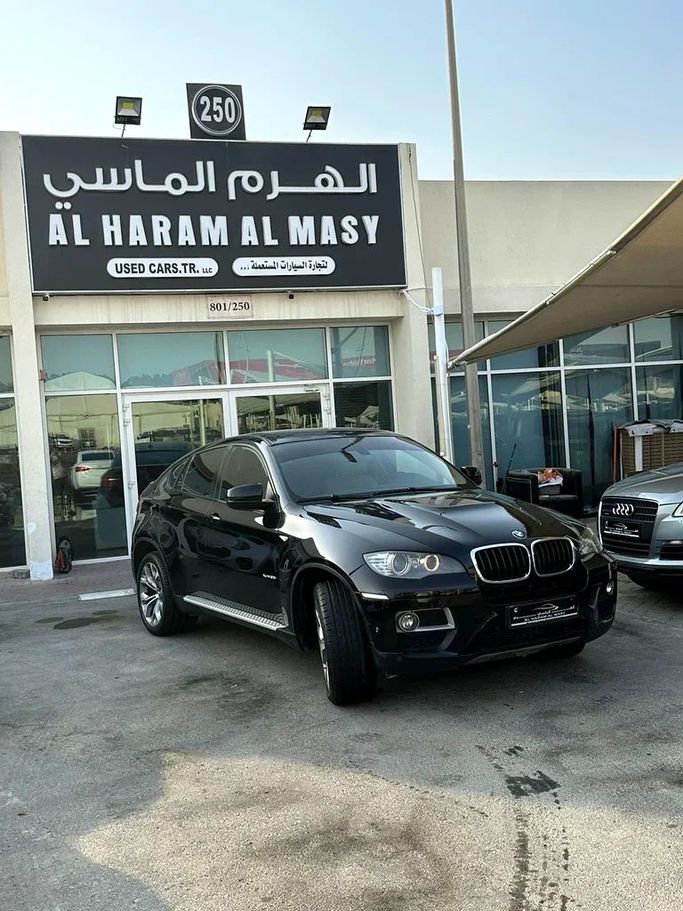 Used BMW X6 50i I (E71) Facelift, 4.4 l, 2013 in Sharjah by Al Haram Al Masy, Black color. GCC Specs | AUTO.AE