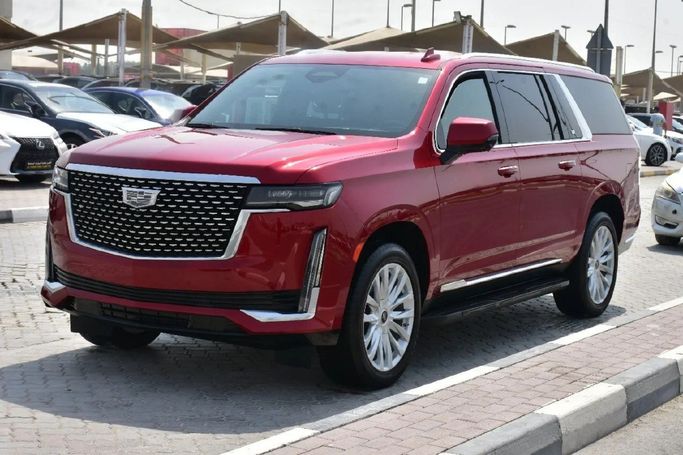 Подержанный Cadillac Escalade ESV V, 6.2 л, 2021 в Шардже от Alfaris Used Cars Красный цвет. Other | AUTO.AE