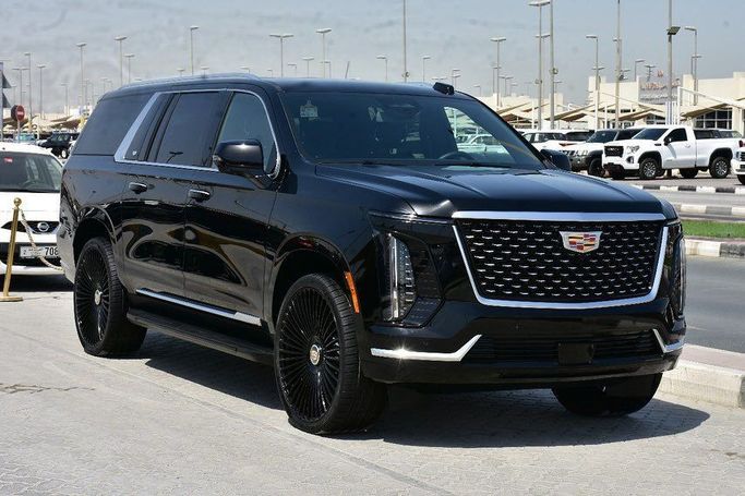 Used Cadillac Escalade ESV V Facelift, 6.2 l, 2025 in Sharjah by Alfaris Used Cars, Black color. Other | AUTO.AE