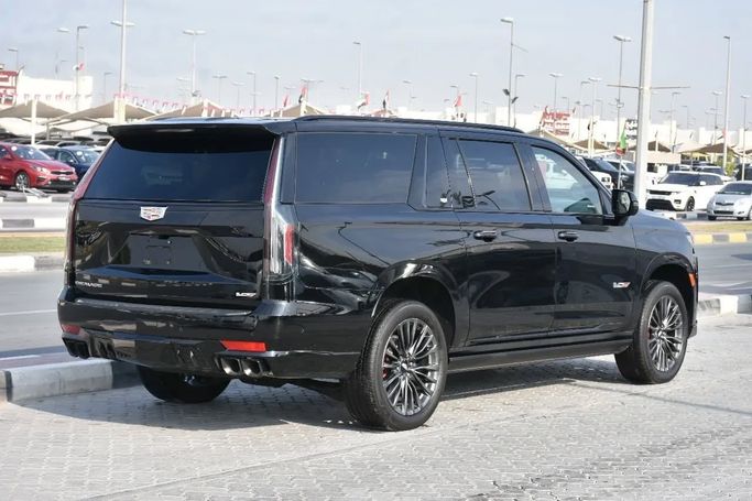 Used Cadillac Escalade ESV V, 6.2 l, 2023 in Sharjah by Alfaris Used Cars, Black color. Other | AUTO.AE