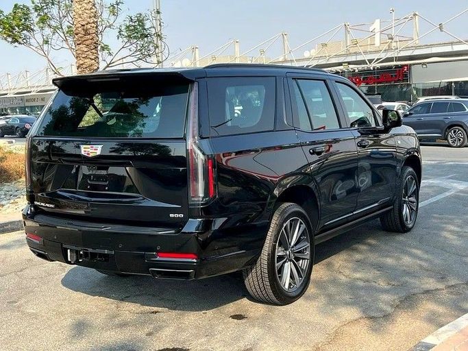 New Cadillac Escalade ESV V Facelift, 6.2 l, 2025 in Sharjah by First Choice Cars, Black color. GCC Specs | AUTO.AE