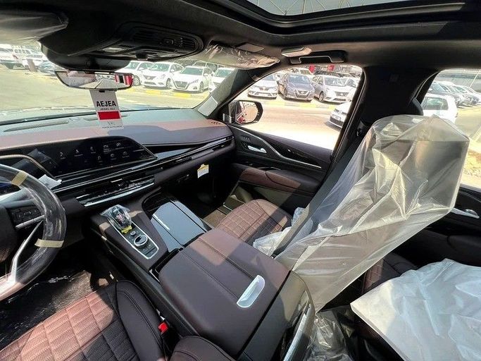 New Cadillac Escalade V, 6.2 l, 2024 in Sharjah by First Choice Cars, Black color. GCC Specs | AUTO.AE