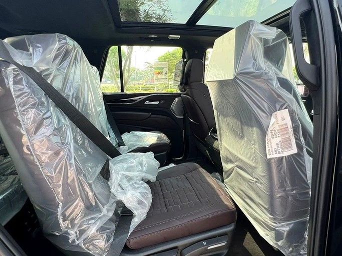 New Cadillac Escalade V, 6.2 l, 2024 in Sharjah by First Choice Cars, Black color. GCC Specs | AUTO.AE