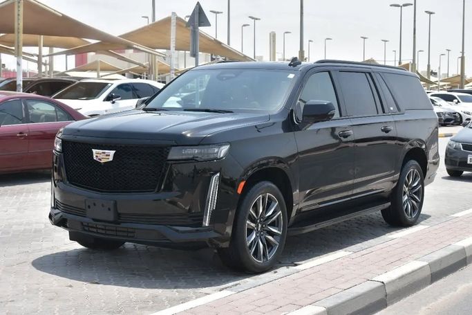 Used Cadillac Escalade ESV V, 6.2 l, 2021 in Sharjah by Alfaris Used Cars, Black color. Other | AUTO.AE