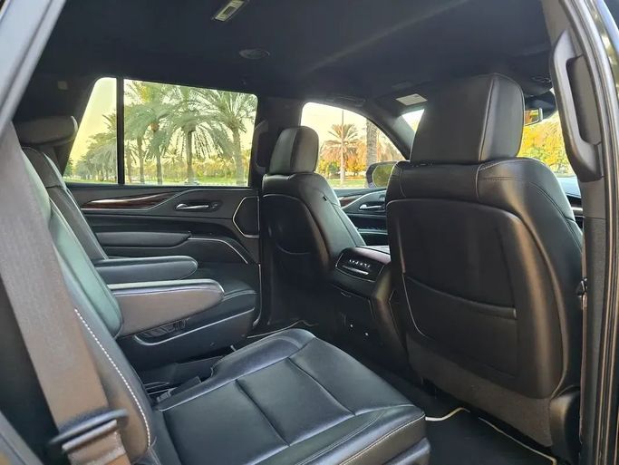 Used Cadillac Escalade V, 6.2 l, 2022 in Sharjah by Al Luluah Al Baithaa, Black color. Canadian Specs | AUTO.AE