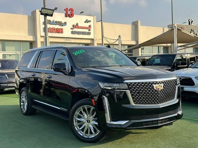 Used Cadillac Escalade V, 6.2 l, 2023 in Sharjah by Badar Used Cars, Black color.  | AUTO.AE