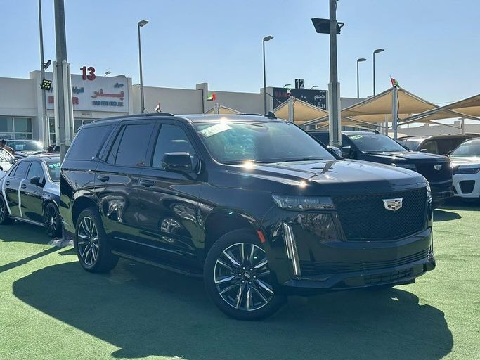 Used Cadillac Escalade V, 6.2 l, 2021 in Sharjah by Badar Used Cars, Black color.  | AUTO.AE