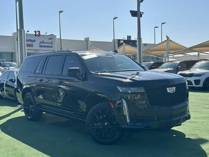 Used Cadillac Escalade V, 6.2 l, 2021 in Sharjah by Badar Used Cars, Black color.  | AUTO.AE