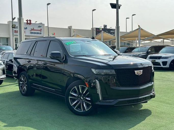 Used Cadillac Escalade V, 6.2 l, 2021 in Sharjah by Badar Used Cars, Black color.  | AUTO.AE