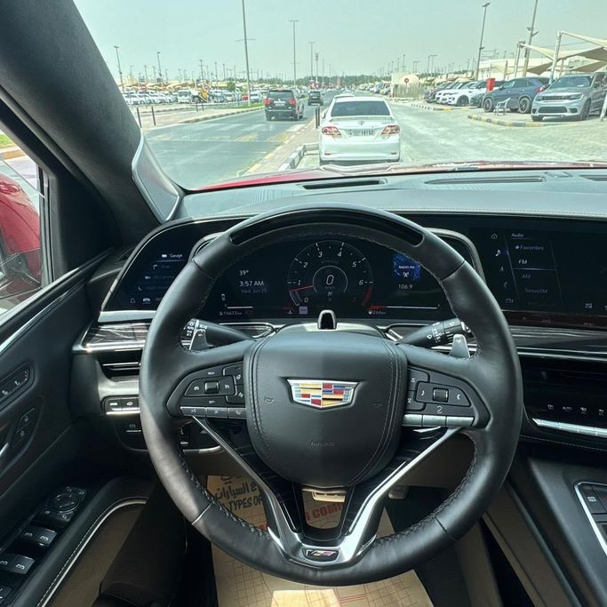 Used Cadillac Escalade-V I, 6.2 l, 2024 in Sharjah by Alfaris Used Cars, Red color. Other | AUTO.AE