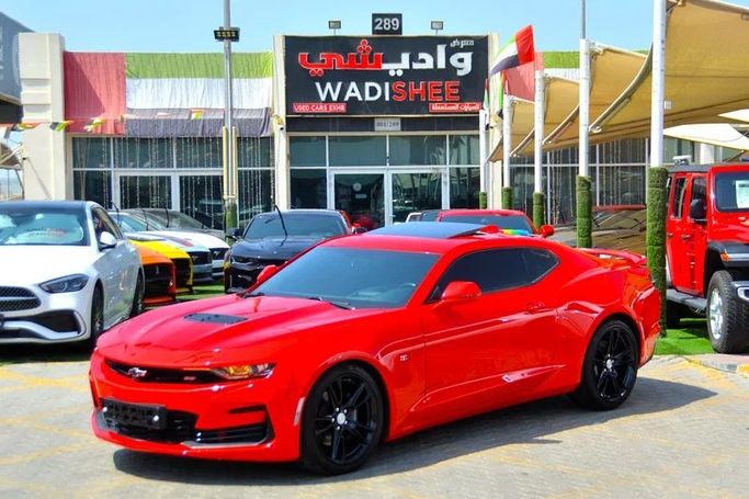 Used Chevrolet Camaro VI Facelift, 6.2 l, 2021 in Sharjah by Wadishee Used Cars, Red color. Korean Specs | AUTO.AE