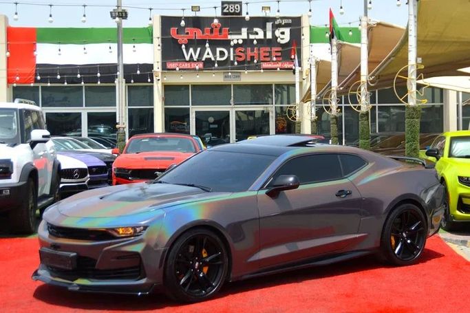 Used Chevrolet Camaro SS VI Facelift, 6.2 l, 2019 in Sharjah by Wadishee Used Cars, Grey color. Korean Specs | AUTO.AE