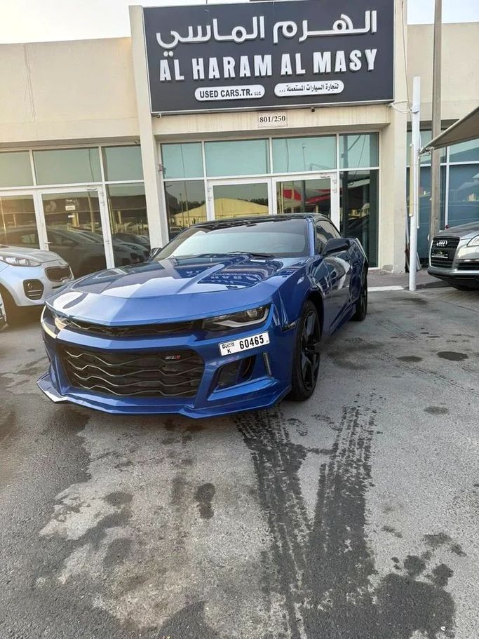 Used Chevrolet Camaro V, 6.2 l, 2011 in Sharjah by Al Haram Al Masy, Blue color. GCC Specs | AUTO.AE